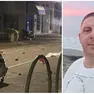 A destra la vittima Artur Cela