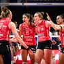 Conegliano festeggia dopo un punto andato a segno