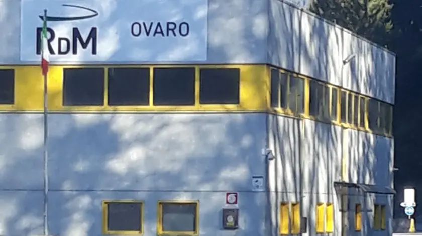 La cartiera Rdm Group di Ovaro dove si è verificato l'infortunio mortale
