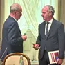Il ministro Roberto Calderoli con il presidente Luca Zaia