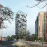 Mestre, il rendering della torre Setten in via San Marco