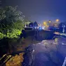 La voragine sulla strada