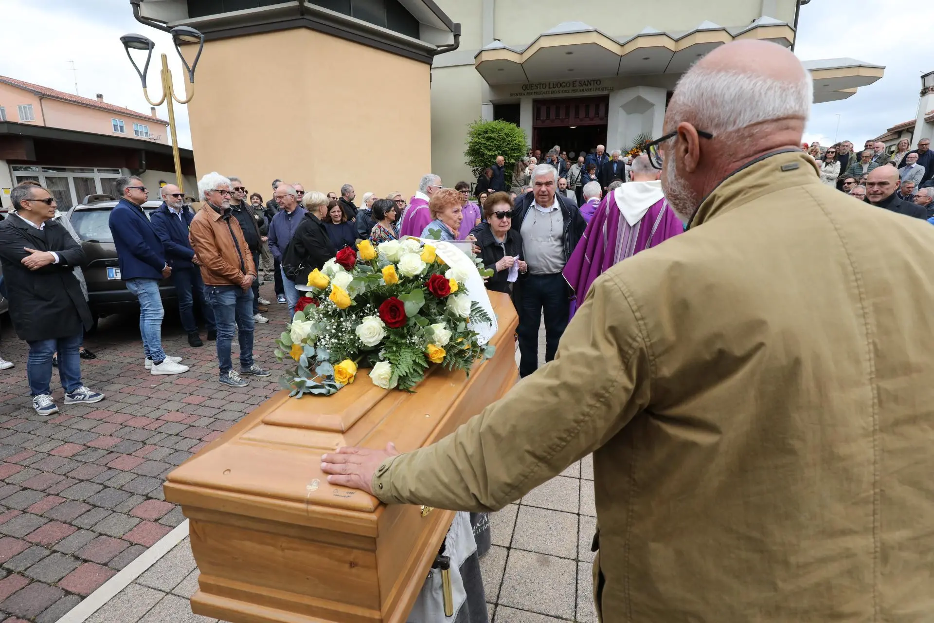 I funerali di Roberto Turetta a Marghera (Foto Porcile)