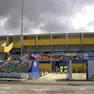 L'esterno dello stadio Allende di Spinea
