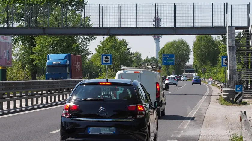 Gli autovelox in via Martiri della Libertà a Mestre