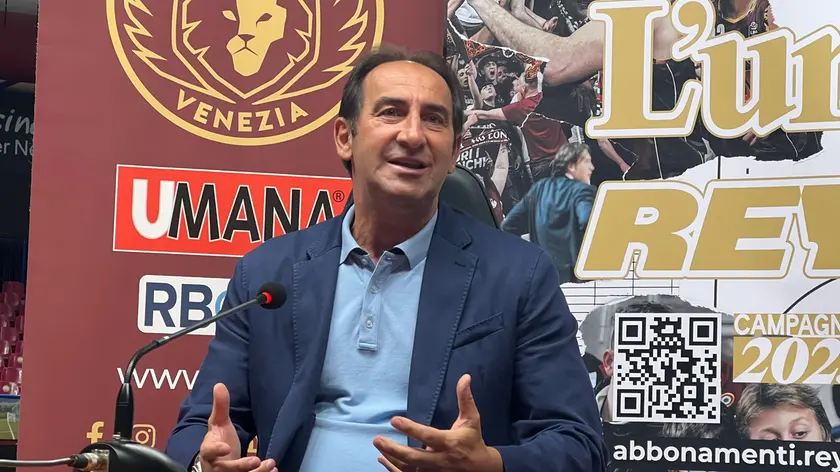 Federico Casarin, presidente della Reyer Venezia (Foto Porcile)