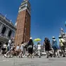 Turisti in piazza San Marco a Venezia