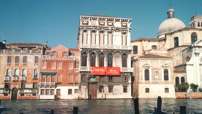 PALAZZO FLANGINI A SAN GEREMIA SUL CANAL GRANDE A VENEZIA