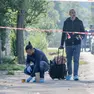 I rilievi dei carabinieri in via Pagnana dopo l'omicidio