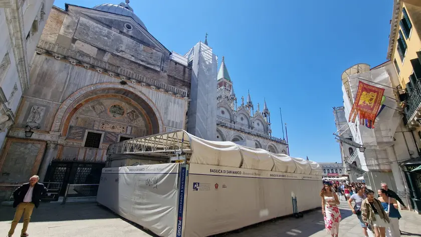 L'area dei cantieri a San Marco