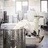 Nicola Coppe nel suo laboratorio