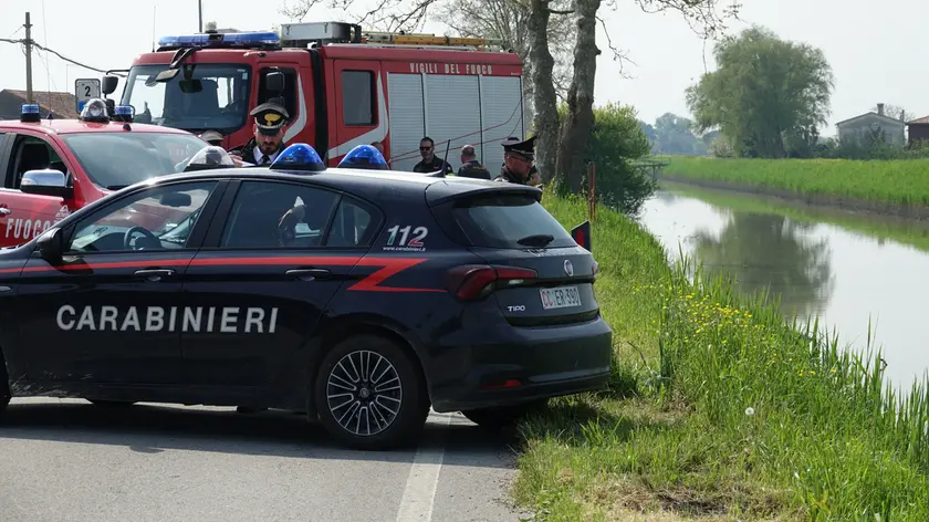 Cona: Il luogo del ritrovamento la vittima Roberto Borella
