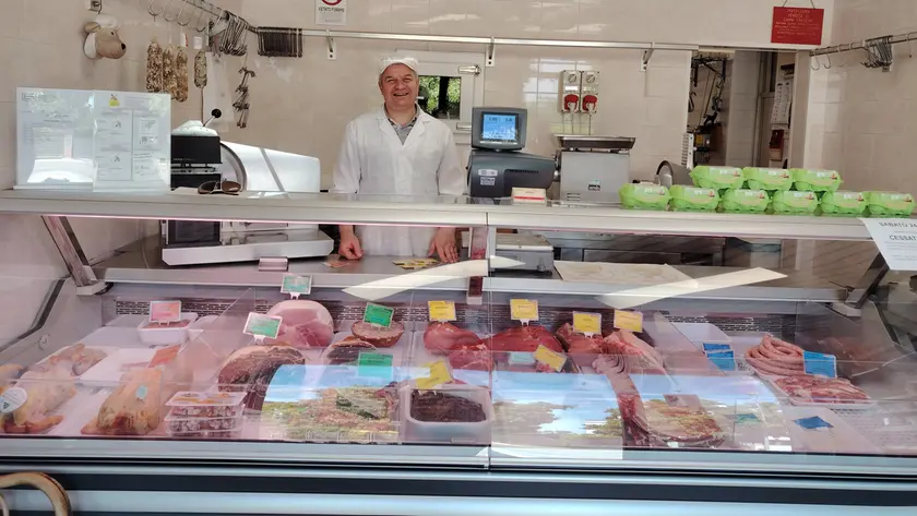 Alberto Favretto, titolare della macelleria Favretto di Musile