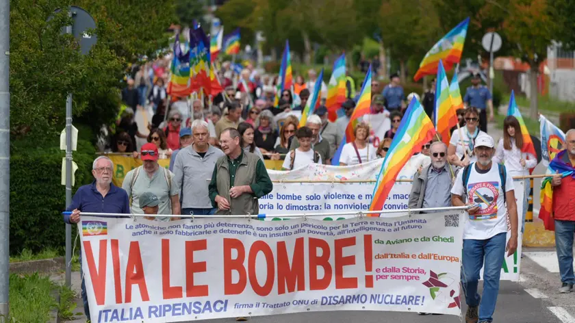 La marcia per la pace da Mirano a Spinea (ph Pòrcile)