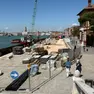 Il terzo lotto di lavori iniziato nelle ultime settimane in riva Sette Martiri, a Castello