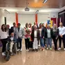 La sindaca di Eraclea Nadia Zanchin dopo la proclamazione con la sua squadra