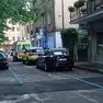 L'intervento dei carabinieri e del Suem 118 (Foto dal gruppo La voce del quartiere Piave)
