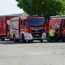 I pompieri alla Bugin Carni (foto Lorenzo Pòrcile)