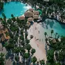 Una visione dall'alto del Caribe Bay di Jesolo