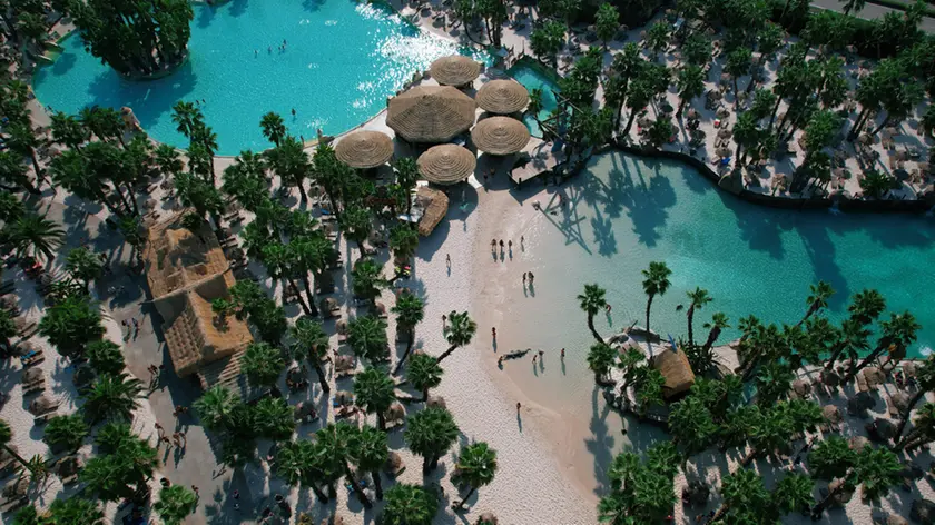 Una visione dall'alto del Caribe Bay di Jesolo