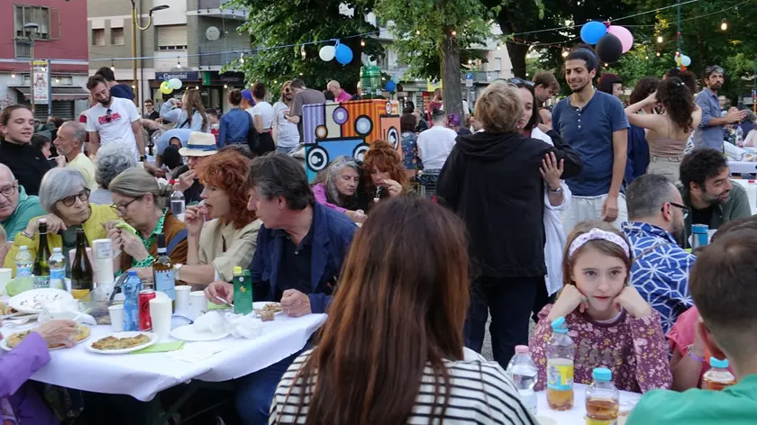 Una cena di quartiere a Mestre