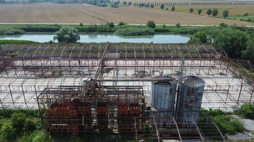 L'area interessata dalla bonifica