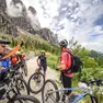 Ciclisti sulle Dolomiti