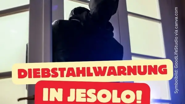 Il servizio sui ladri apparso sul portale "Jesolo Magazin"