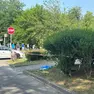 Il luogo dell'accoltellamento a Bibione