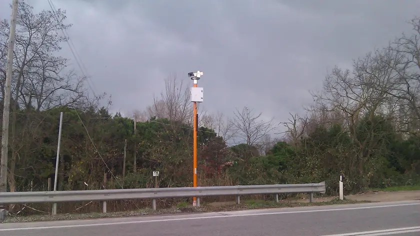 Un autovelox fisso sulla Romea