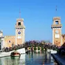 Il rio delle Galeazze e l'ingresso monumentale dell'Arsenale