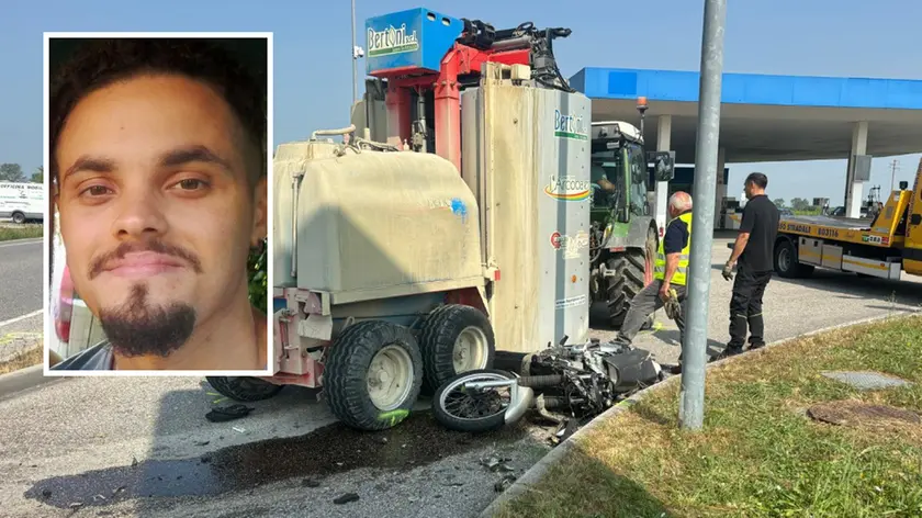 Moto contro trattore: muore sul colpo Kevin Laster