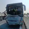 Scontro tra autobus delle linee Atvo e un mezzo pesante in A4