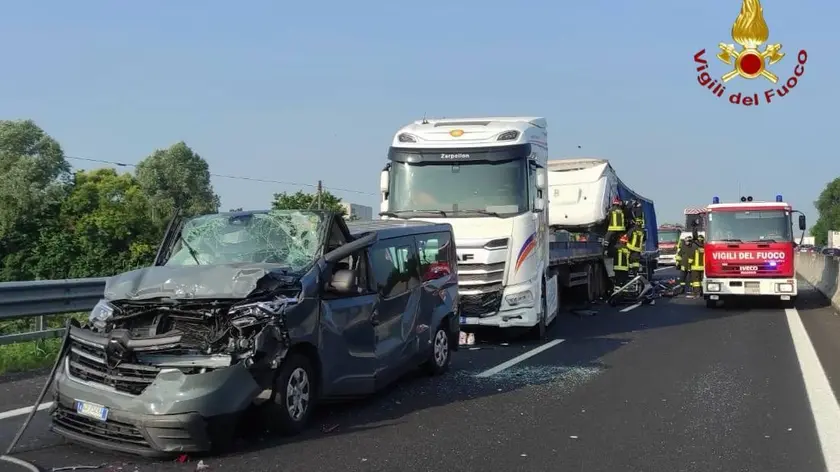 I mezzi incidentati