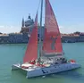 Il catamarano sequestrato