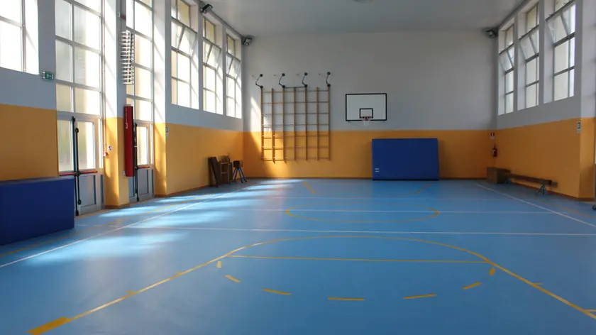 La palestrina della scuola di viale San Marco a Mestre