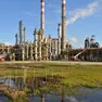 Lo stabilimento Versalis Eni a Porto Marghera