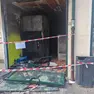 I danni dopo l'incendio