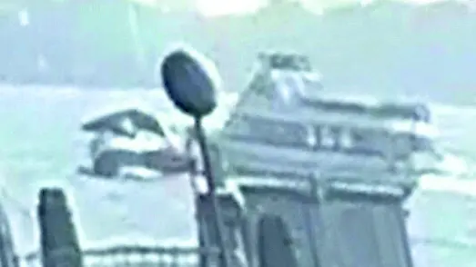 L’impatto tra il granturismo e il battello Actv davanti a Sant’Elena