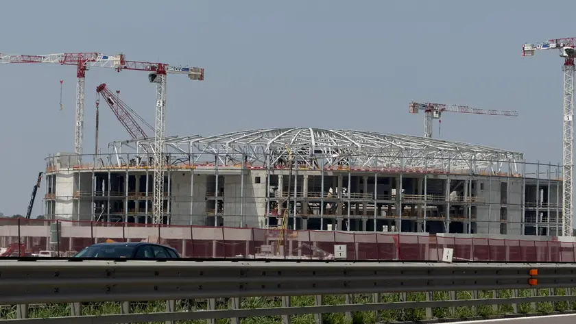 Il cantiere del Bosco dello Sport