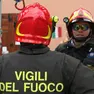 Un intervento dei vigili del fuoco