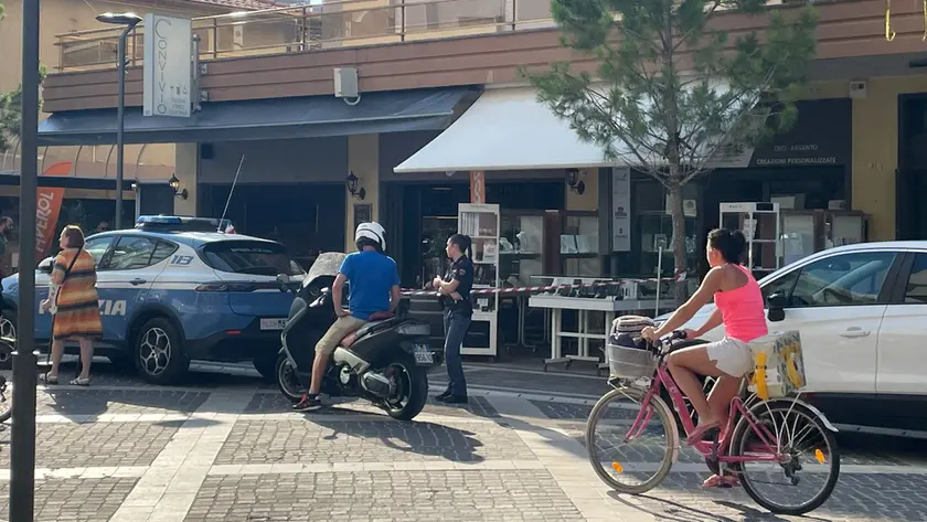 I rilievi alla gioielleria Duesse a Jesolo
