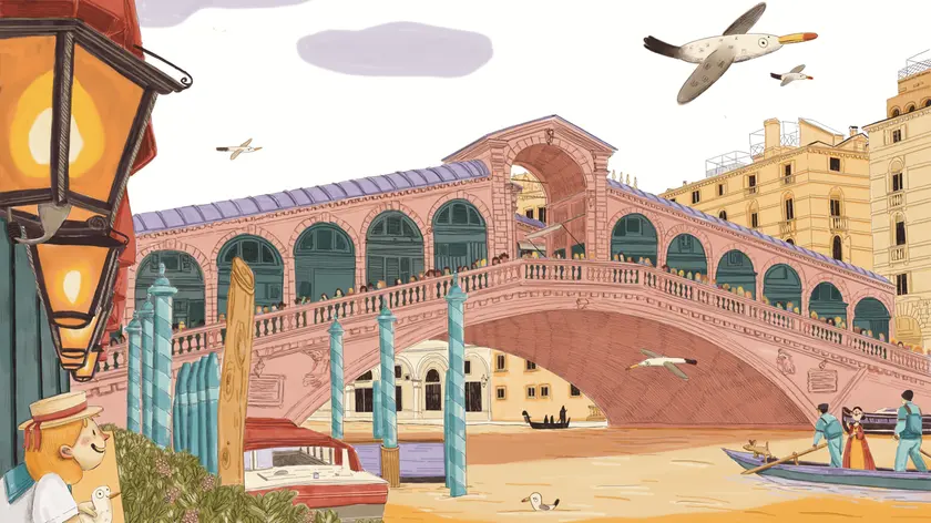 Una immagine tratta dalla guida per bambini "Venezia istruzioni per l'uso"