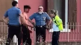 Il ragazzo aggredito