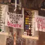 Una protesta in carcere a Venezia