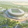 Il rendering del progetto del Bosco dello Sport