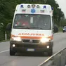 Ambulanza durante un intervento.