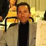 I rilievi della polizia locale di Eraclea e il 40enne Massimiliano Burato (foto Bortoluzzi)