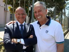 Franco Battaggia con il suo legale Fabio Crea