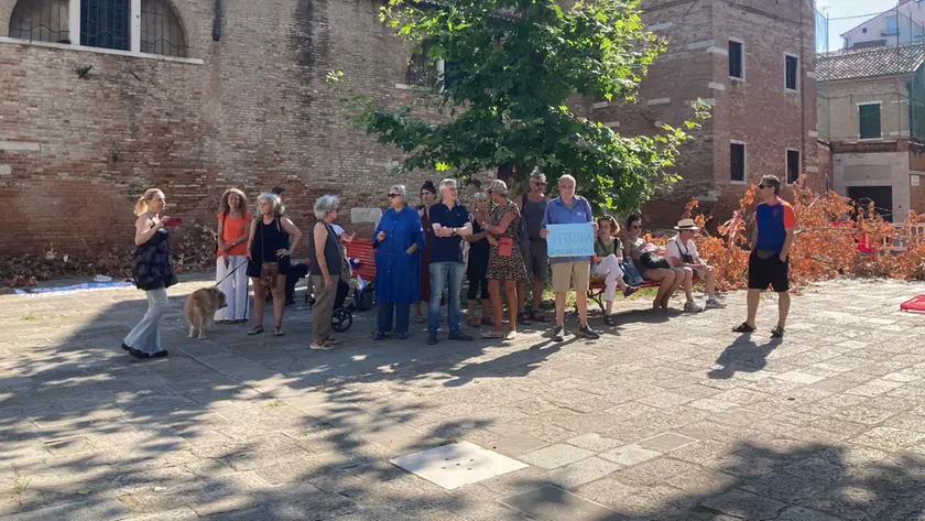 La protesta di giovedì mattina del 3 luglio
